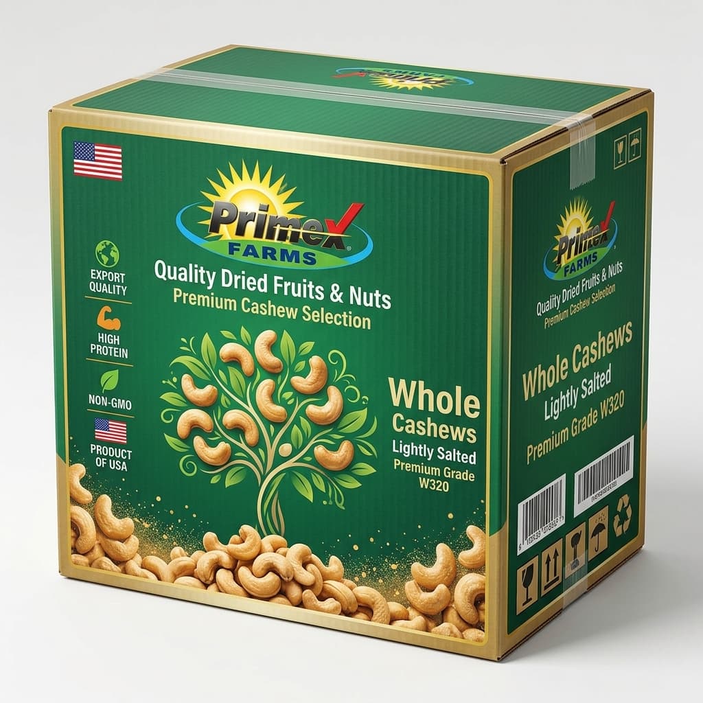 Premium Cashew Export Carton